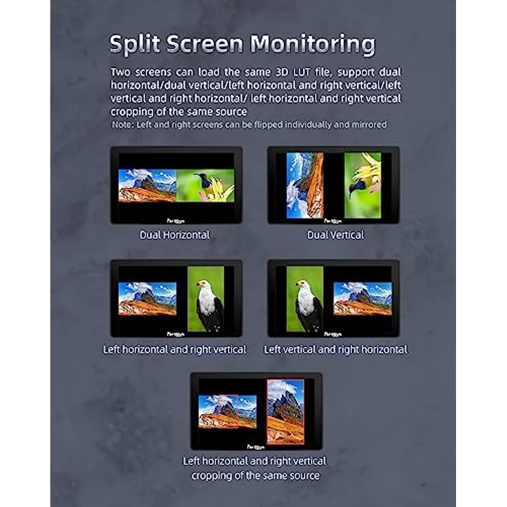 Portkeys BM7 II DS, 7 Zoll Wireless Camera Control Monitor mit 2200 Nits Helligkeit, HDMI/SDI-Eingängen und robustem Aluminiumgehäuse – Bild 2