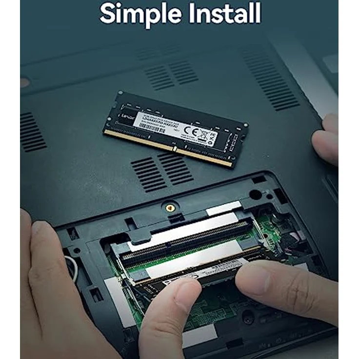 Lexar SODIMM DDR4 8GB, 3200 MHz Laptop RAM, 260-Pin SODIMM Laptop-Speicher, Hochleistungs-SO-DIMM, PC-Laptop-Computerspeicher, Hochleistungs Arbeitsspeicher (LD4AS008G-B3200ASST) – Bild 5