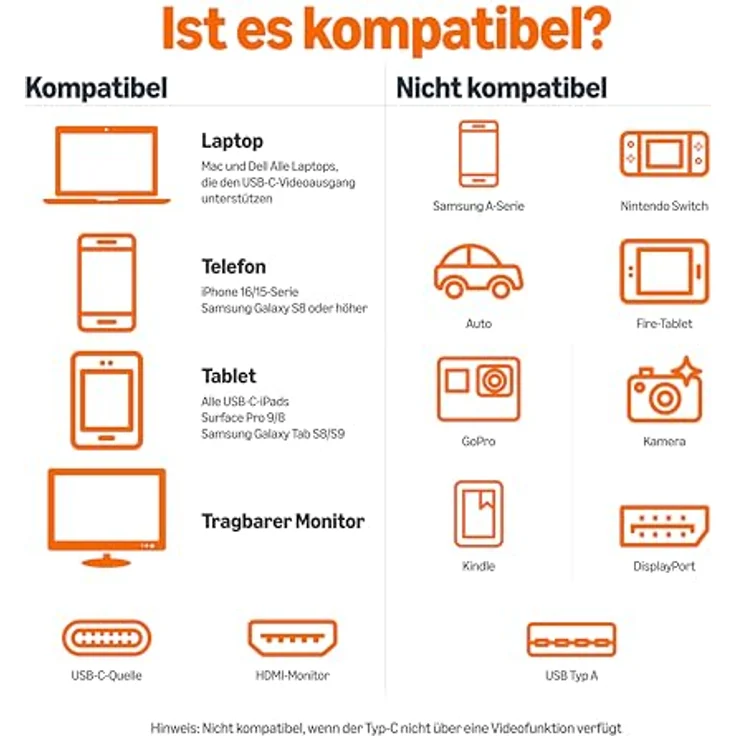 AmazonBasics – Hochwertiges Adapterkabel USB-C auf HDMI, Aluminium, Thunderbolt-3-kompatibel, 4K bei 60 Hz, 90 cm – Bild 4