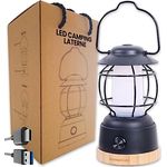 Outdoor LED Camping Laterne Abenteuerlicht - wetterfeste Akku Campinglampe mit bis zu 200h Leuchtdauer, stufenlos dimmbar, 2 Farbtemperaturen: gemütlich & erfrischend, 390 Lumen, USB wiederaufladbar