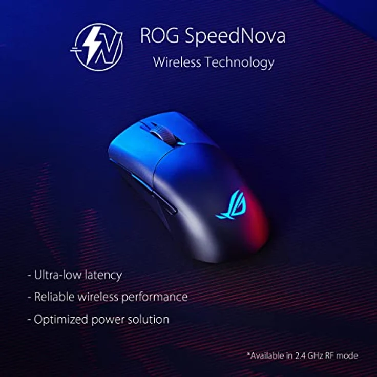 ASUS ROG Keris Wireless AimPoint RGB Gaming Maus (2,4 GHz RF, Bluetooth, USB) – Bild 3