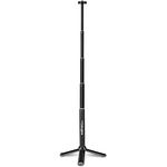 Walimex Pro 2in1 Ministativ XL mit 1/4“ Anschluss I Höhenverstellbar von 20,5 cm bis 62,5 cm Höhe I Mini Dreibein Kamerastativ mit Teleskoparm I für den professionellen Gebrauch I bis 1 kg belastbar