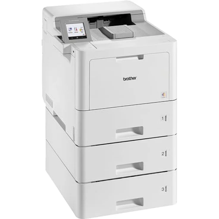 Brother HL-L9470CDNTT Farb-Laserdrucker grau, Duplex-Druck, Drahtlose Schnittstellen, Mobile Print-Funktion – Bild 2