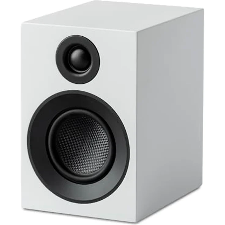 Pro-Ject Speaker Box 3 E Carbon, Kompakter audiophiler 2-Wege Regallautsprecher (Weiß) – Bild 2