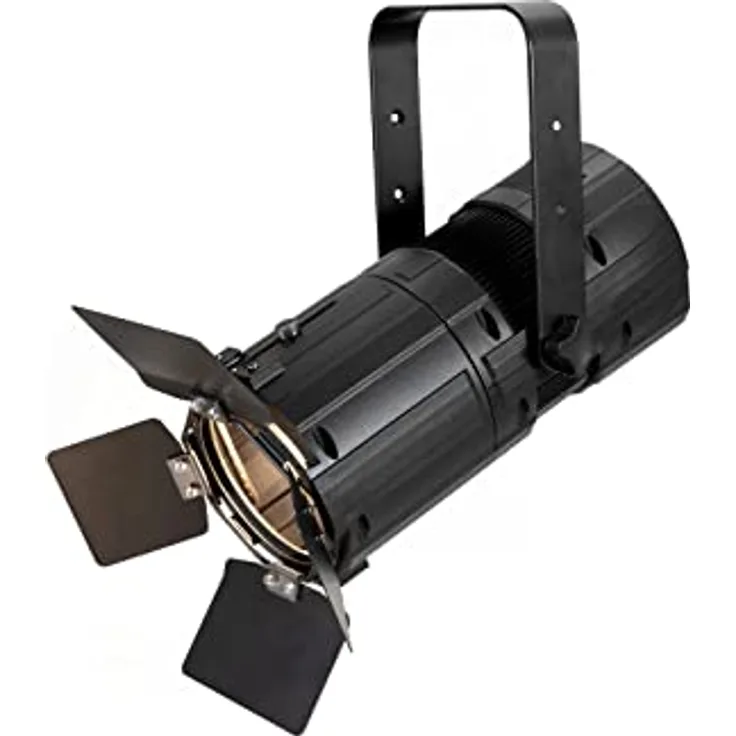 Eurolite LED PFR-50 WW Fresnel Spot, 20-W-COB-LED Scheinwerfer mit manuellem Zoom und CRI >95, warmweiß