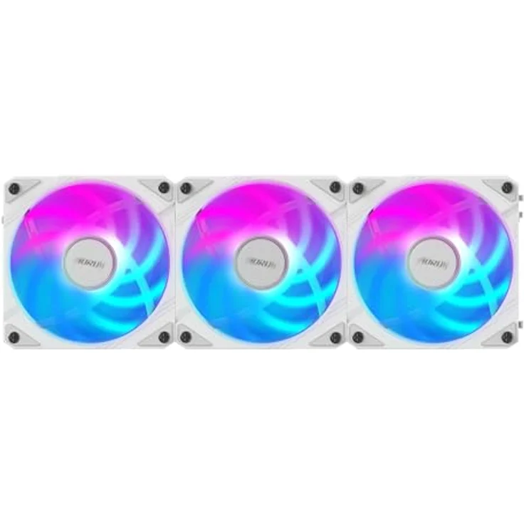 Kodak Aorus Ez Chain Fan 120 Ice, 120 mm PC Lüfter mit 2000 U/min, Weiss – Bild 3