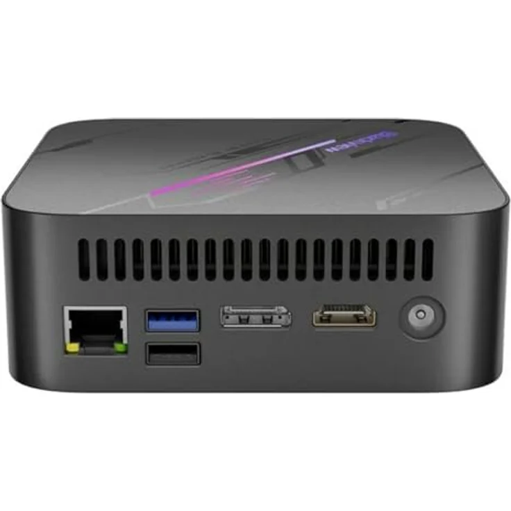 blackview MP100 Mini PC mit Ryzen 7 5825U, 16GB RAM, 512GB SSD, Triple 4K Display-Support, Schwarz – Bild 2