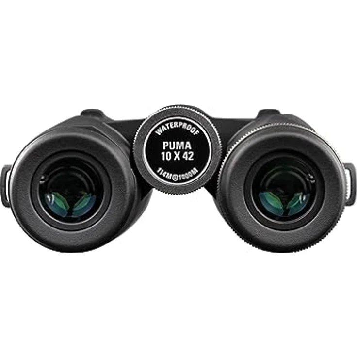 DÖRR Dachkantfernglas Puma 10x42 10x42, Nitrogen Gasfüllung, BAK-4 Prismen, 114m Sehfeld, 685g, schwarz – Bild 3