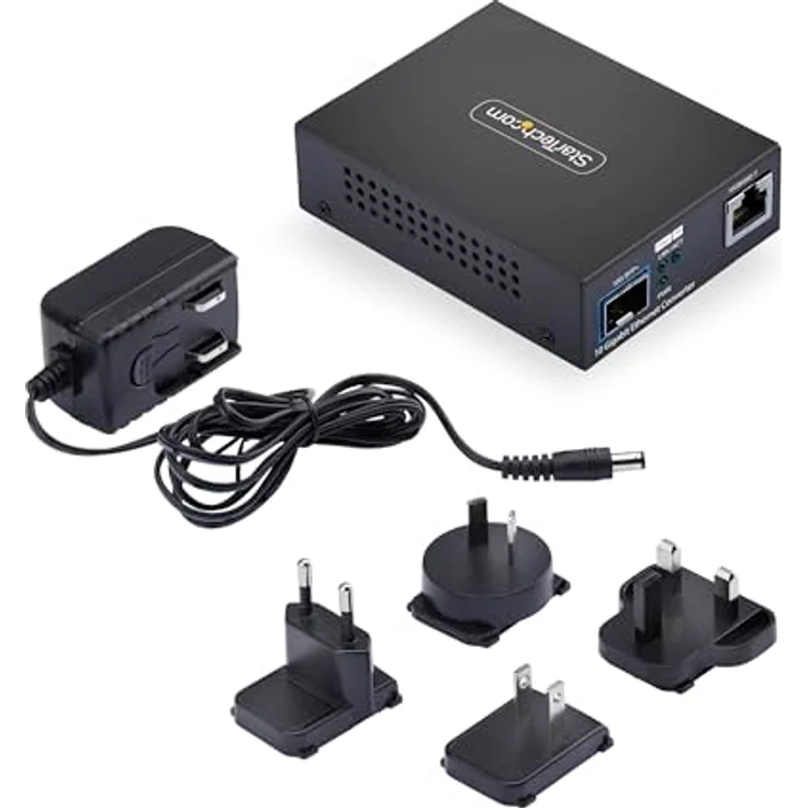 StarTech.com Fibre Media Converter 10GbE TAA-konform, SFP+/RJ-45, 10GBase-LR/SR/X/T – Bild 5