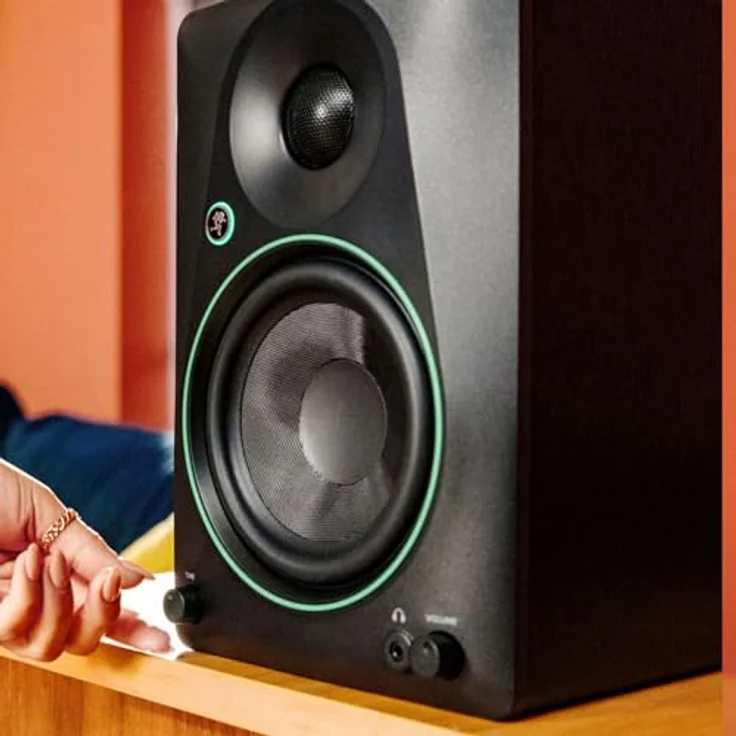 Mackie CR5BT, Aktiver Studiomonitor mit Bluetooth und ausgewogener Klangqualität, schwarz – Bild 4