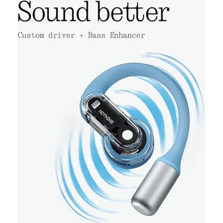 Nothing Ear (Open), Kopfhörer mit offenem Design, Blau – Bild 3