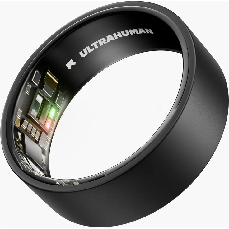 Ultrahuman Ring AIR, Smart Ring in Matte Grey, Größe 14, mit Schlaf- und Bewegungsüberwachung, nur 2,4 g leicht