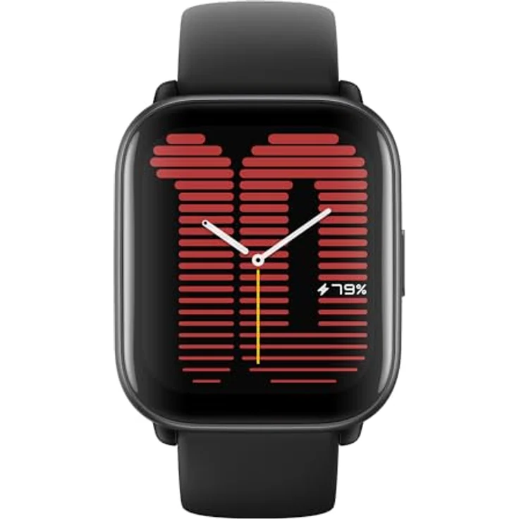 Amazfit Active Smartwatch mit AI-Fitness-Trainer, Dual-Band GPS, Routennavigation, Bluetooth-Anruf, Musikspeicher, 14-Tage-Akku, 1,75" AMOLED-Display & Alexa-fähig, Zepp Coach, Midnight Black – Bild 2