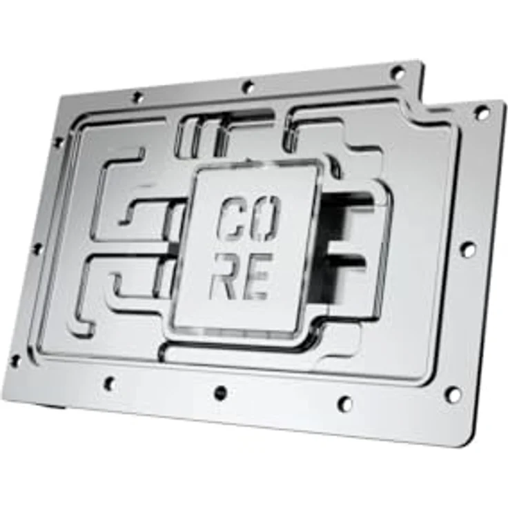 Alphacool Core GeForce RTX 5080 Epic-X Wasserblock mit Backplate, maßgeschneidert für PNY Grafikkarten, Messinganschlüsse, Aluminiumrückplatte – Bild 5