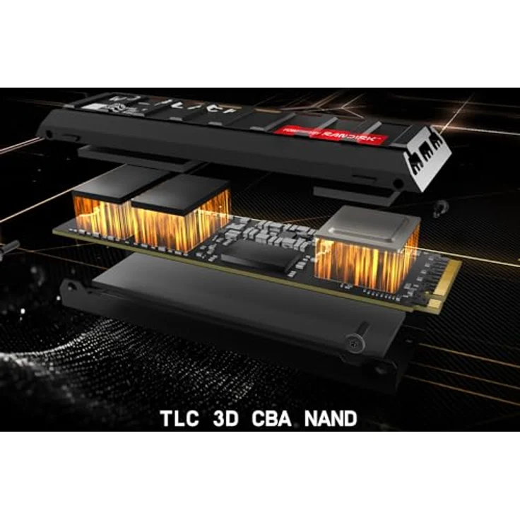 WD Black SN8100 mit Heatsink, 8000 GB M.2 2280 NVMe SSD, PCIe Gen5, hohe Lese- und Schreibgeschwindigkeit – Bild 6