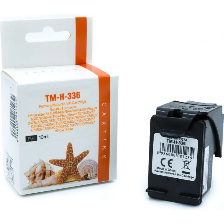 Supplies Germany 10 ml Tintenpatrone, Druckkopfpatrone schwarz, kompatibel zu HP C9362EE