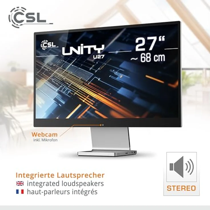 CSL-Computer Unity U27 All-in-One-PC, 27 Zoll Full HD IPS Display, Intel Core i5-1235U CPU, 4000 GB M.2 SSD, 64 GB DDR5-RAM, Windows 11 Pro – Bild 5
