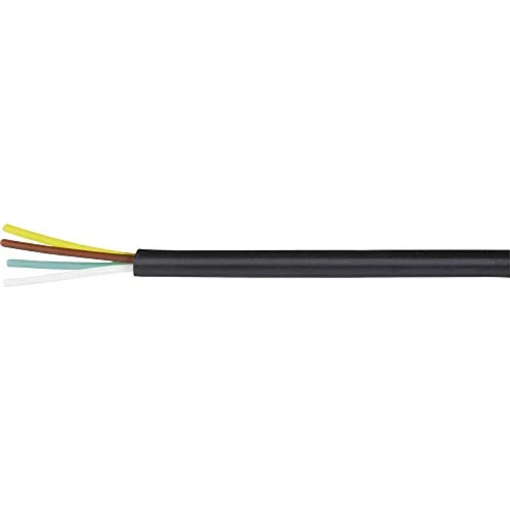 Kash 70I127 Telefonkabel LiYY 4 x 0.04mm² Schwarz 20m – Bild 1
