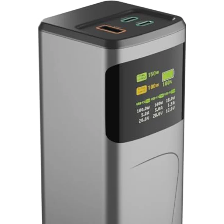 Hama High Power, 24000 mAh Powerbank mit 140 W Leistung, grau – Bild 10