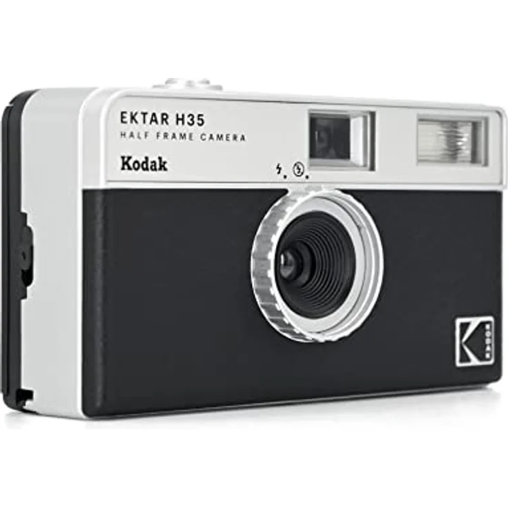Kodak Half Frame Film Camera EKTAR H35 Black Kompaktkamera – Bild 2