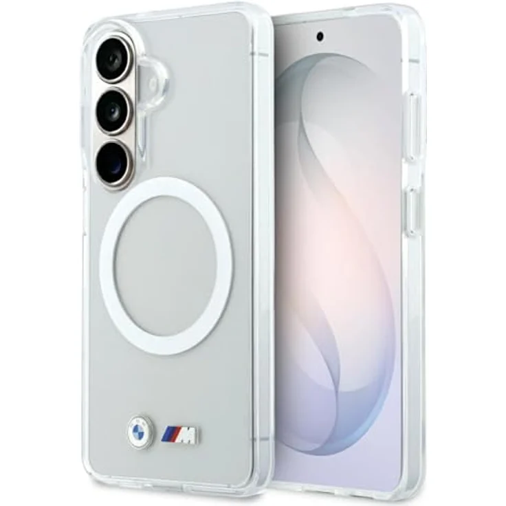 CG MOBILE BMW IML Stoßfestes Metalllogo, Hardcase-Hülle kompatibel mit Mag Safe für Samsung Galaxy S26, transparent – Bild 1