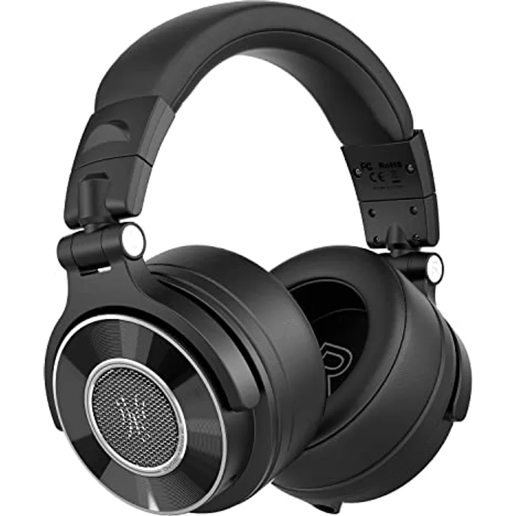OneOdio Kopfhörer mit Kabel, Monitor 60 Professioneller geschlossener Studio Kopfhörer 38 Ohm, Kopfhörer Over Ear mit 50mm Treiber Hi-Res Audio, Abnehmbares Kabel(3.5mm/6.35mm), für Podcast, Handy, PC