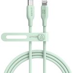 Anker USB-C auf Lightning Kabel, 541 Kabel (Naturgrün, 180cm), MFi zertifiziert, Bio Schnellladekabel für iPhone 14 14 Pro 14 Pro Max 13 13 Pro 12 11 X XS XR 8 Plus (Ohne Netzteil)