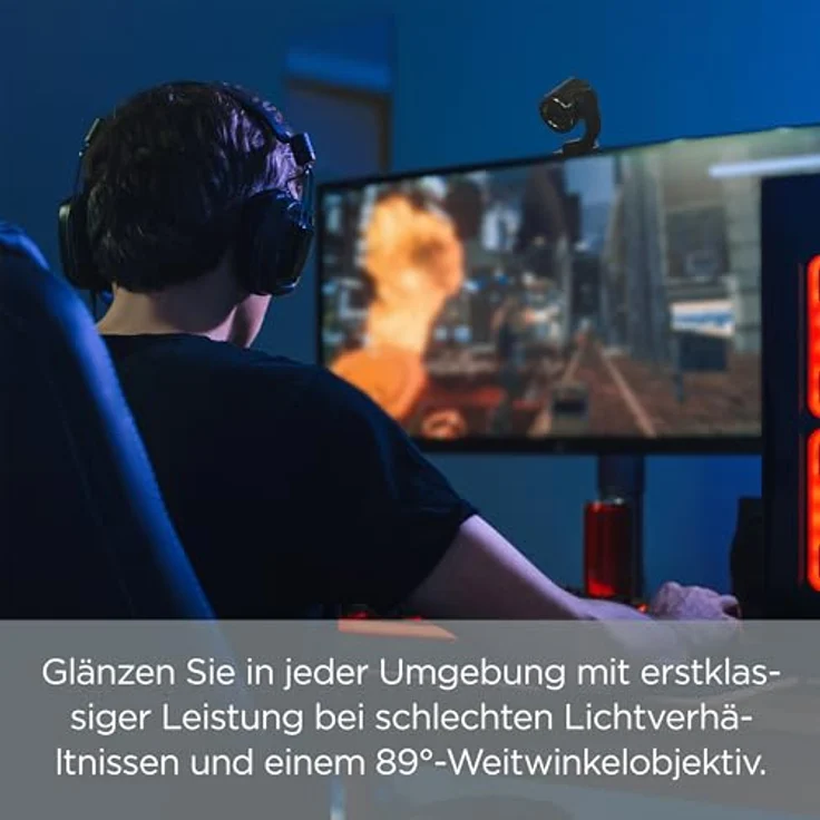 Toucan veebikaamera Connect Streaming (3.60 Mpx), Webcam, Schwarz – Bild 4