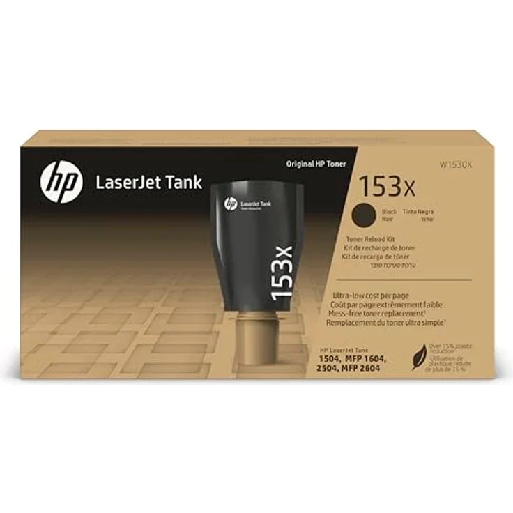 HP 153X Schwarz LaserJet Tank Toner-Nachfüllkit, Original Toner für ca. 5.000 Seiten – Bild 1