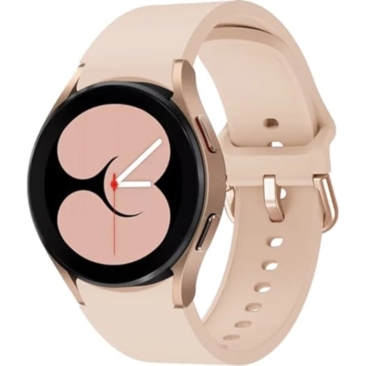 Wigento Smartwatch-Armband Für Samsung Galaxy Watch FE 6 5 4 Normal Pro Classic Kunststoff Band, Rosa  – Bild 2