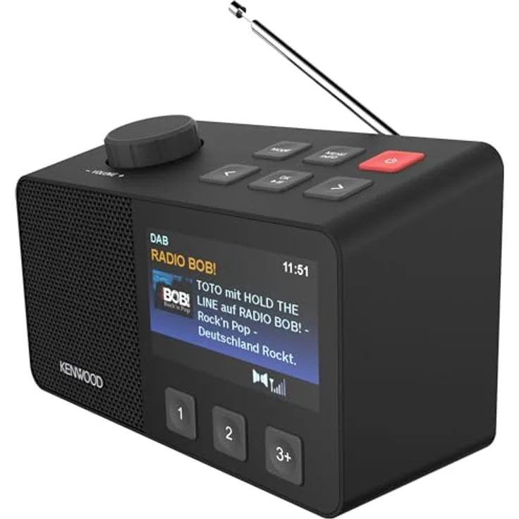 Kenwood CR-M70DAB-B, Tragbares Digitalradio mit DAB+ und FM, schwarz – Bild 4