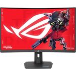 ASUS ROG Strix XG32WCS 32 Zoll Gaming Monitor 2560x1440 Curved 180Hz Fast VA Extreme Low Motion Blur Sync USB Type-C DisplayWidget Center Stativanschluss HDR