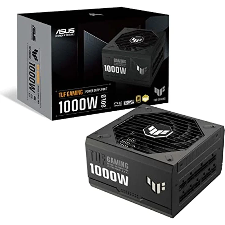 ASUS TUF Gaming 1000W Gold Netzteil (1000 Watt, vollmodulares Netzteil, ATX 3.0-kompatibel, Axial-tech Lüfter, PCB-Beschichtung, Doppelkugellager) – Bild 1