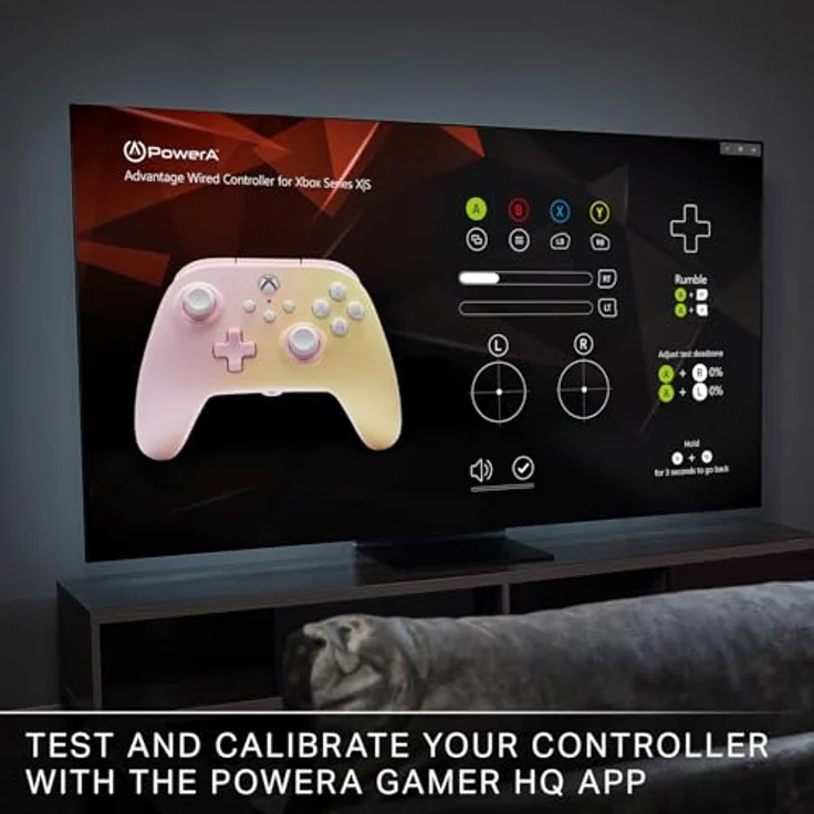 PowerA Wired Controller Vorteil Xbox Serie XS Rosa Limonade Gamepad mit belegbaren Gaming-Tasten, Trigger-Locks und 3-Meter-USB-C-Kabel – Bild 8