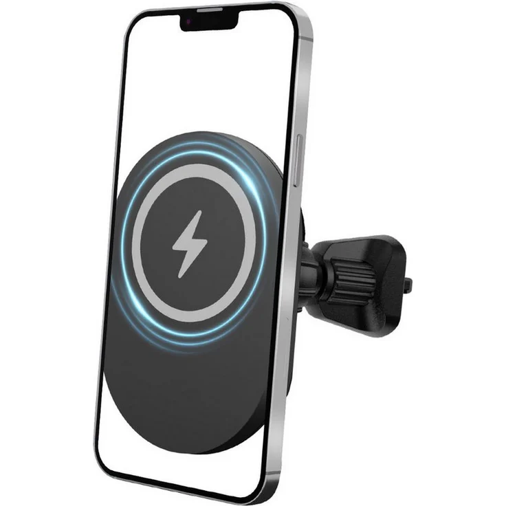 Forever US-K-MS Wireless Charger, Magnetische Kfz-Halterung mit induktiver Ladefunktion, Schwarz