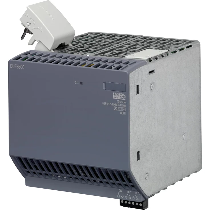 Siemens USV-Puffermodul 6EP4295-8HB00-0XY0, 10s Pufferkapazität für PSU8600, wartungsfrei, Offline-Doppelwandler, 10000 VA, 40000 W