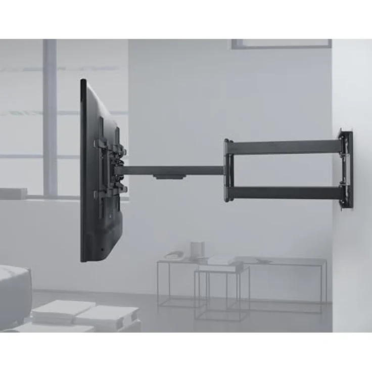 One For All WM4663 Solid Turn Wand Halterung, 120° neigbar für 32-100" TVs, max. 80 kg, Schwarz, Versandkostenfrei – Bild 9