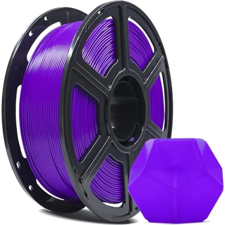 FLASHFORGE PLA PRO 3D-Drucker-Filament, 1,75 mm, 1-kg-Spule, Maßgenauigkeit +/- 0,02 mm, verbesserte Zähigkeit, knäuelfrei, Violett