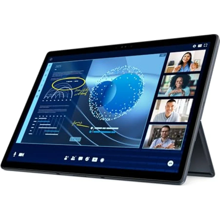 Dell Latitude 7350 Detachable, 13" Notebook mit Intel Core Ultra 7, 16 GB RAM, 512 GB SSD, schwarz – Bild 3