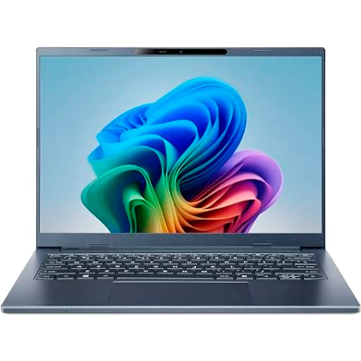 Acer Aspire 14 AI A14-11M-X7MH, 14" Notebook mit Snapdragon X X1-26-100, 512 GB SSD, 16 GB RAM, WUXGA IPS-Display und bis zu 28 Stunden Akkulaufzeit, Blau – Bild 1