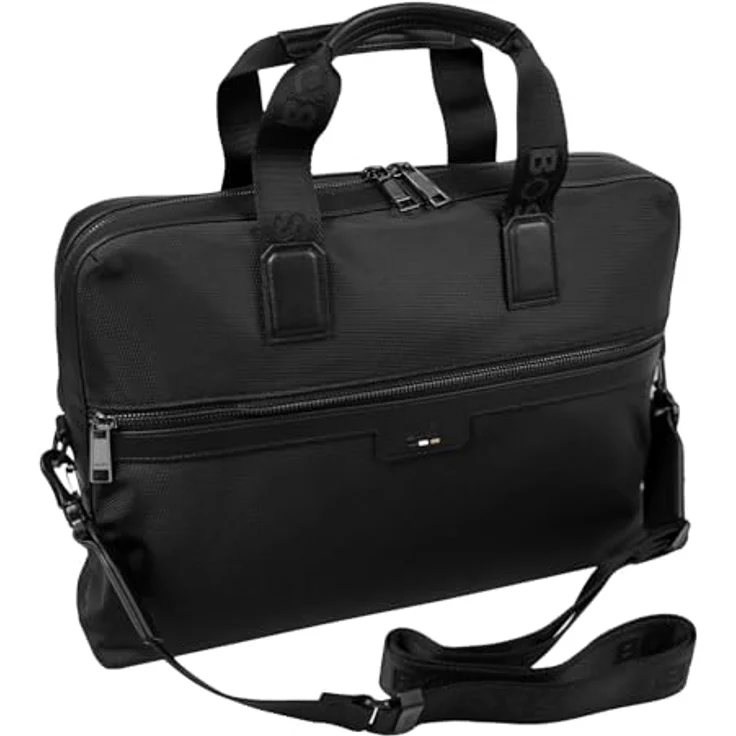 BOSS Aktentasche Ray N Document Case, recyceltes Polyester, moderner Stil – Bild 2