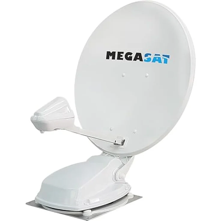 Megasat Caravanman 85 Professional GPS V2, vollautomatische Satelliten-Antenne für Camping mit Bluetooth Steuergerät und Auto-Skew, schwarz – Bild 1
