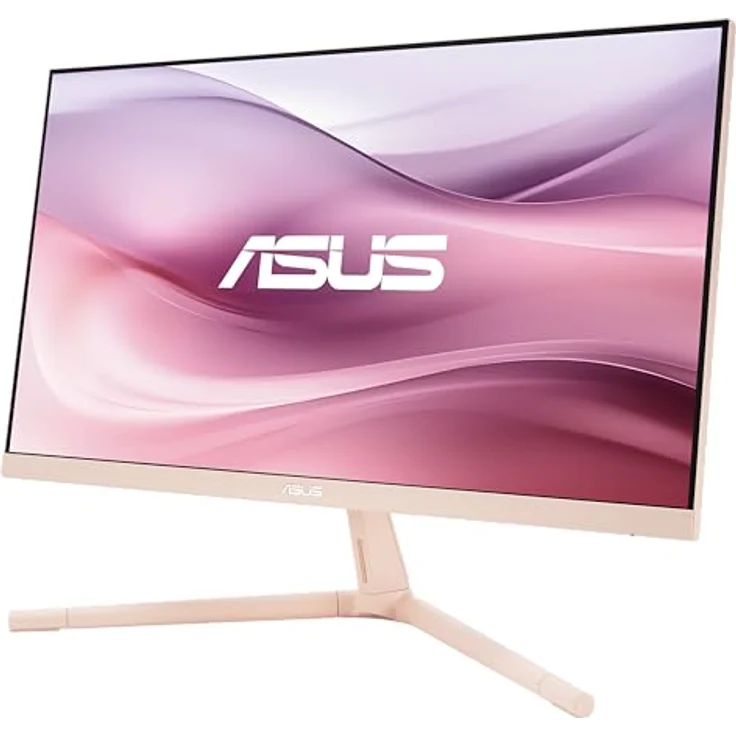 ASUS Eye Care VU249CFE-P, 24 Zoll Full HD Monitor, 100 Hz, 1ms MPRT, AdaptiveSync, GreenProduct, Epeat Gold, IPS Panel, Vesa 75x75, HDMI, USB-C mit 15W PD, ergonomisch, Rose Clay – Bild 3
