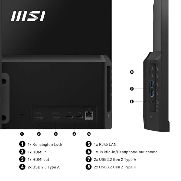 MSI Modern AM242TP 1M-1207DE All-in-One-PC, 23.8 Zoll FHD Touch-Display, 512 GB SSD, 16 GB RAM – Bild 6