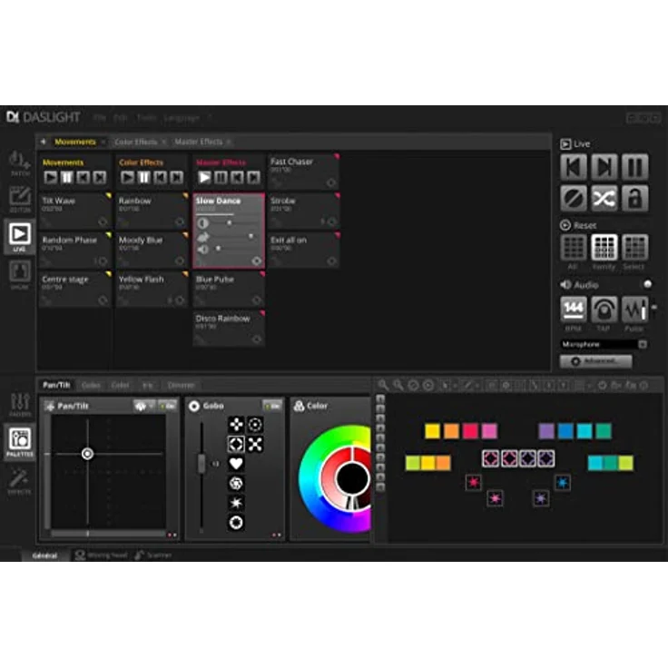 Daslight DVC GOLD, DMX-Schnittstelle mit USB-C und Ethernet, 1024 DMX-Kanäle, vollständige Lizenz für Daslight 4 und 5 – Bild 3