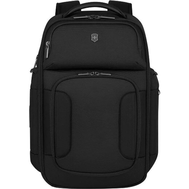 Victorinox Werks Traveler 7.0, Business-Rucksack mit Laptopfach für 46 cm Laptops, schwarz, 100% Polyester, 34 x 21 x 46 cm