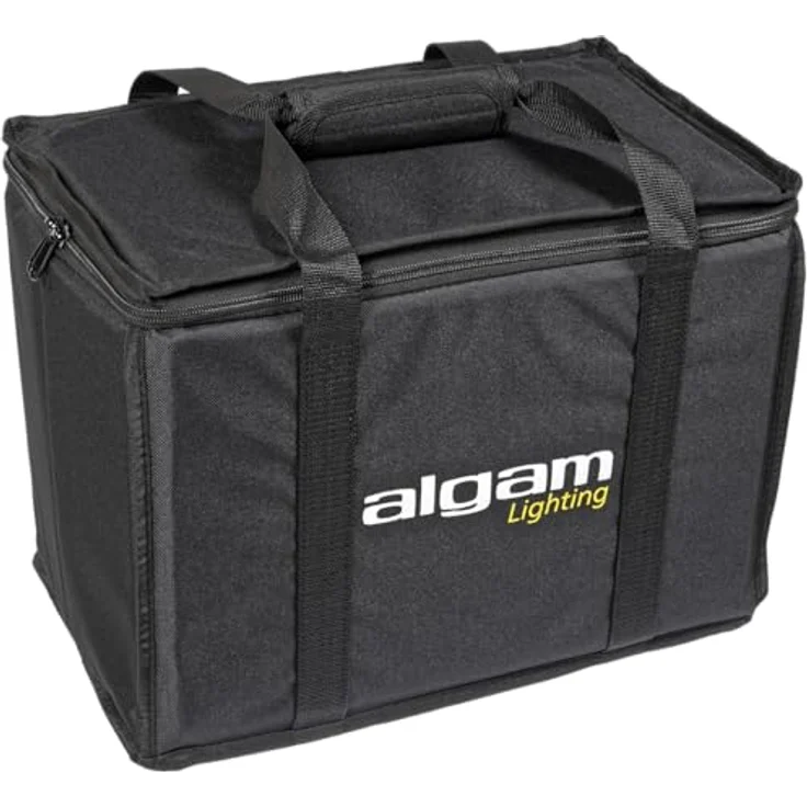 Algam Lighting 4-geteilte gepolsterte Nylon-Tasche für Licht & Zubehör, Innenabmessungen 400 x 240 x 260mm, mit 3 herausnehmbaren Trennwänden und Tragegriff – Bild 1