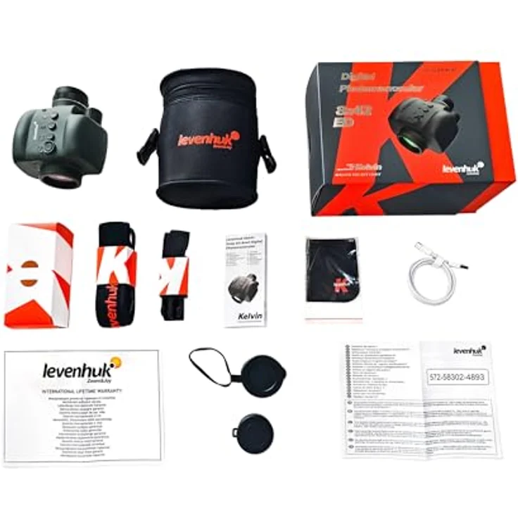 Levenhuk Kelvin Snap ED 8x42 Digital Photomonocular, 8-80x Zoom, 16 MP Fotos, WiFi Live-Übertragung, IP65 spritzwassergeschützt, inkl. 32GB microSD-Karte – Bild 8
