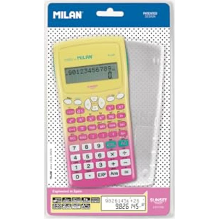 Blister wissenschaftlicher Taschenrechner M240 Sunset rosa – Bild 4
