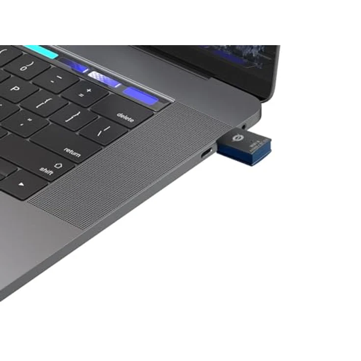 Conceptronic ABBY26B WiFi 6 AX900, Dualband Wireless USB Bluetooth Adapter, 900 Mbit/s, Schwarz – Bild 6